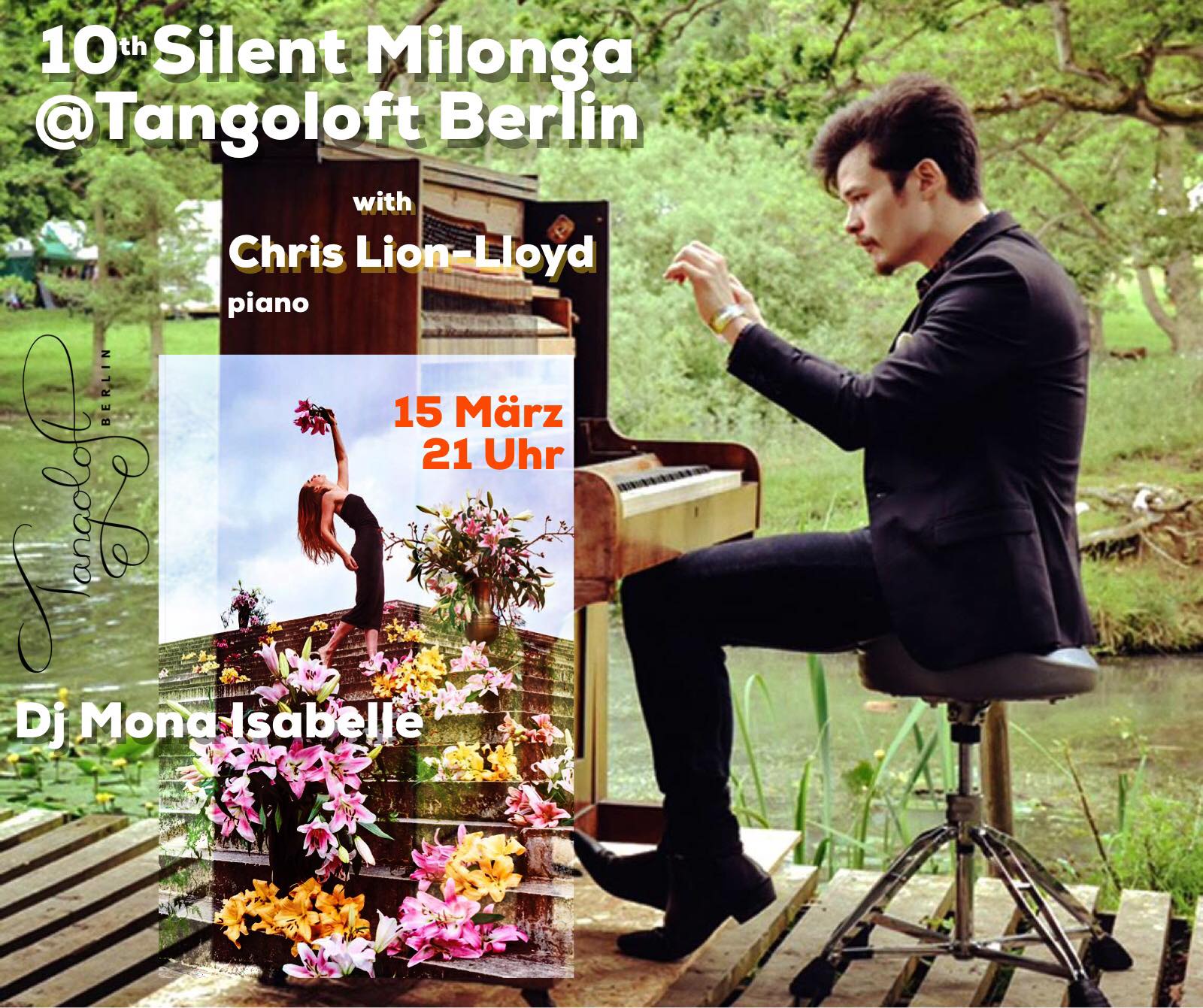 Silent Milonga with Chris Lion-Lloyd (Piano) at Tangoloft