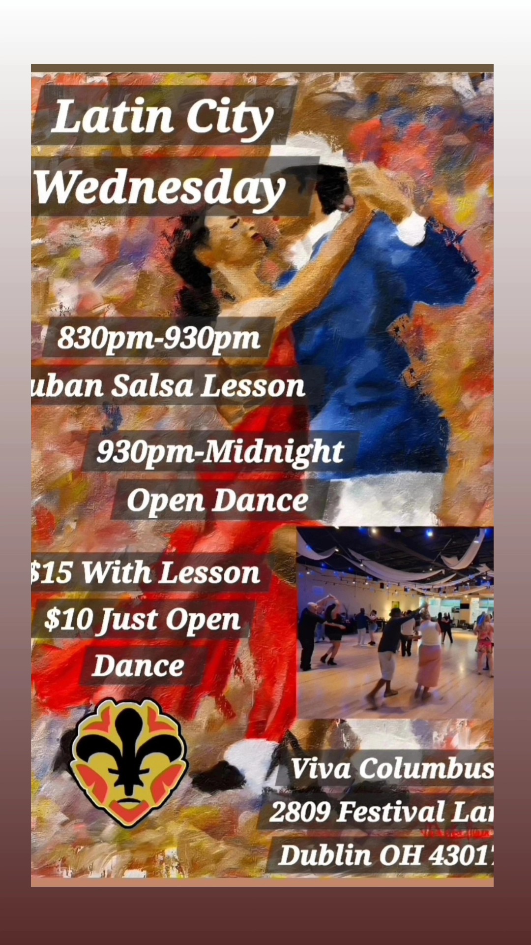 Latin City Wednesday @ Viva Dance Columbus