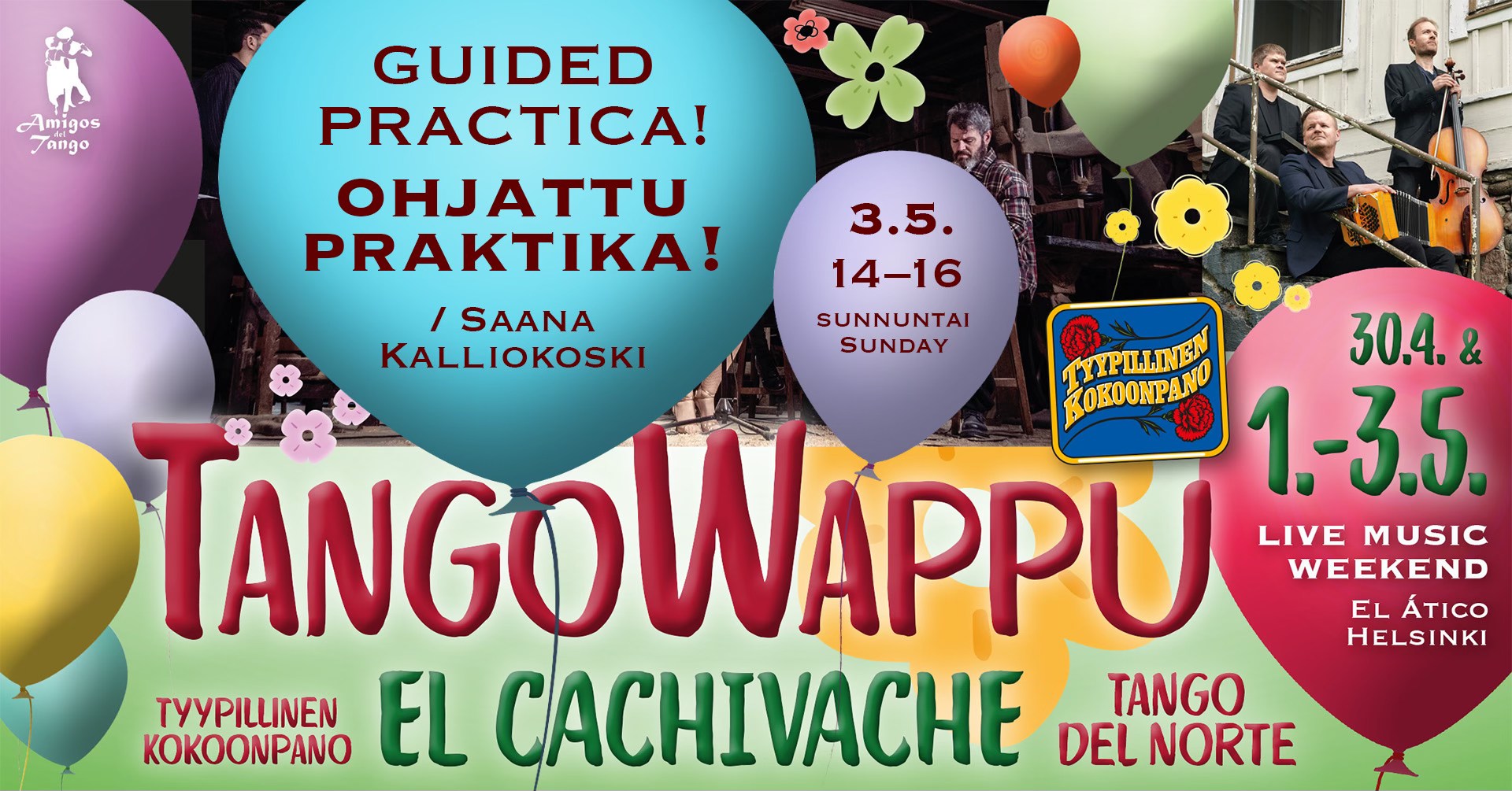 TangoWappu ohjattu praktika guided practica w Saana