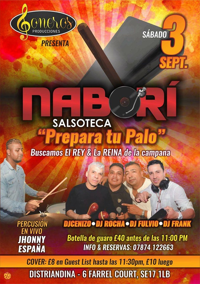 NABORI SALSOTECA EL REY & LA REINA DE LA CAMPANA