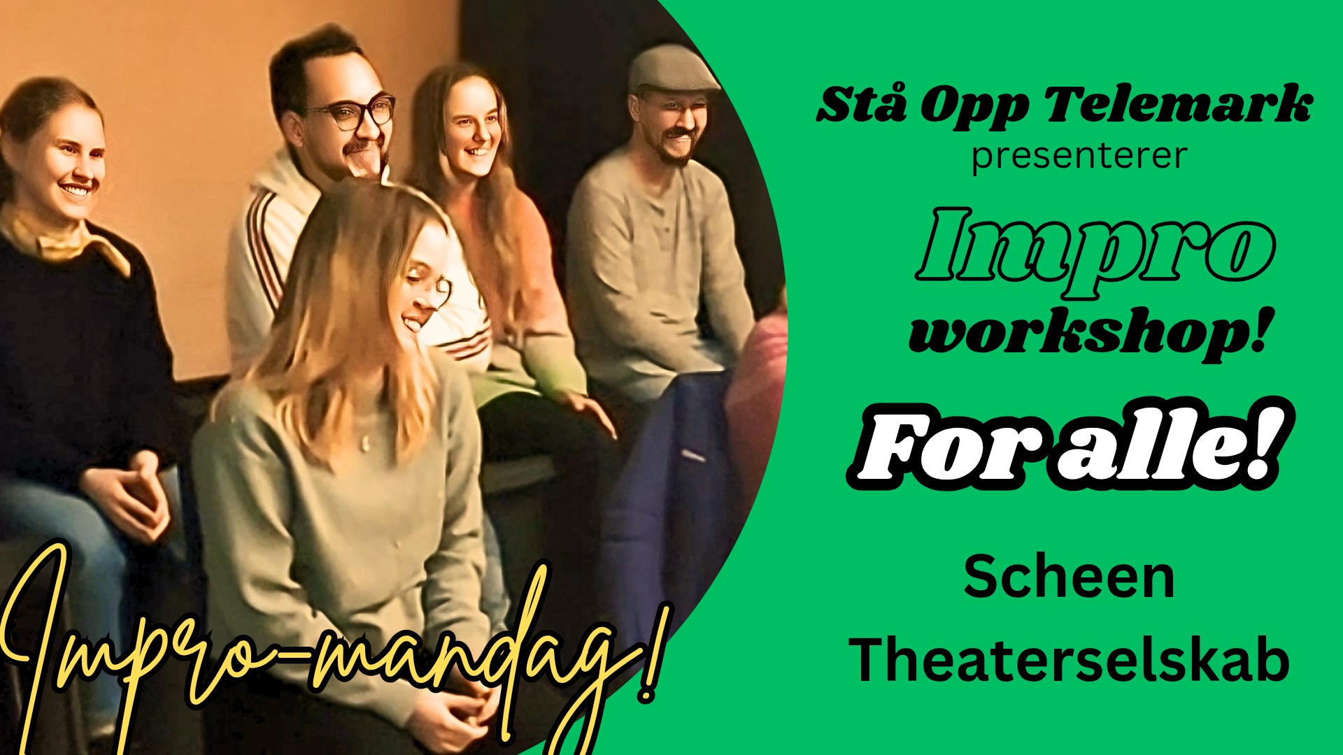 Impro-workshop for alle! SESONGSTART!đ