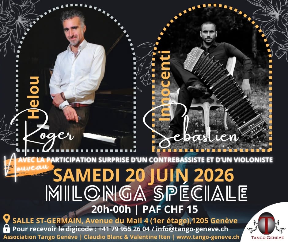 Milonga spéciale avec le DUO Helou-Innocenti