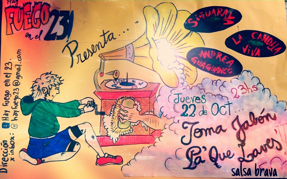 Toma jabón pa' que laves!