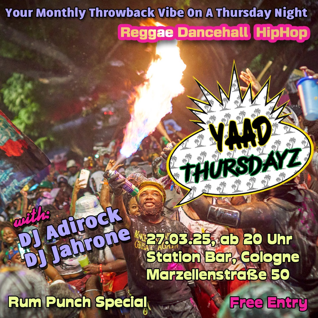 YAAD THURSDAYZ: Throwback Reggae, Dancehall & Hip Hop Vibes