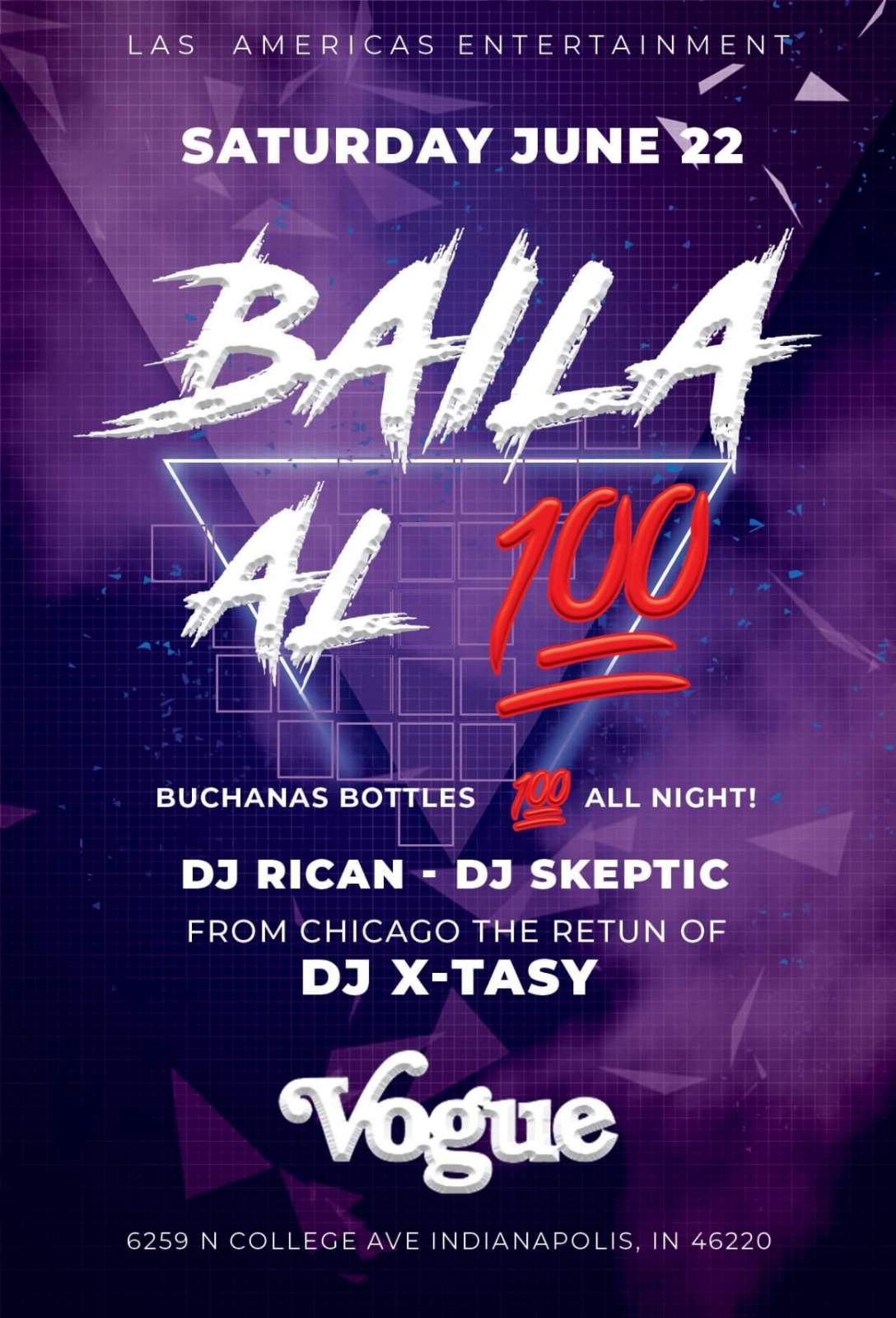 Baila - Noche Latina at The Vogue