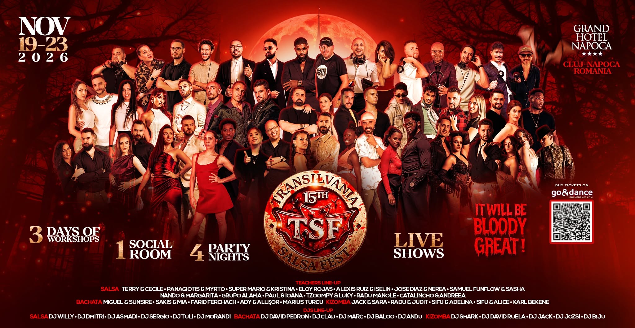 15th Transilvania Salsa Fest, 19-23 Nov 2026, Cluj-Napoca, Romania☆☆☆