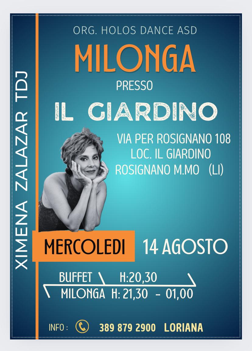 MILONGA DI FERRAGOSTO - CON STAGE GRATUITO