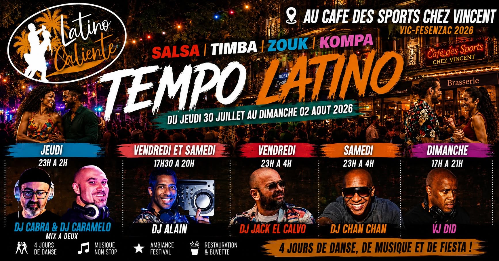 Café des sports "Chez Vincent" - Vic Fezensac 2026