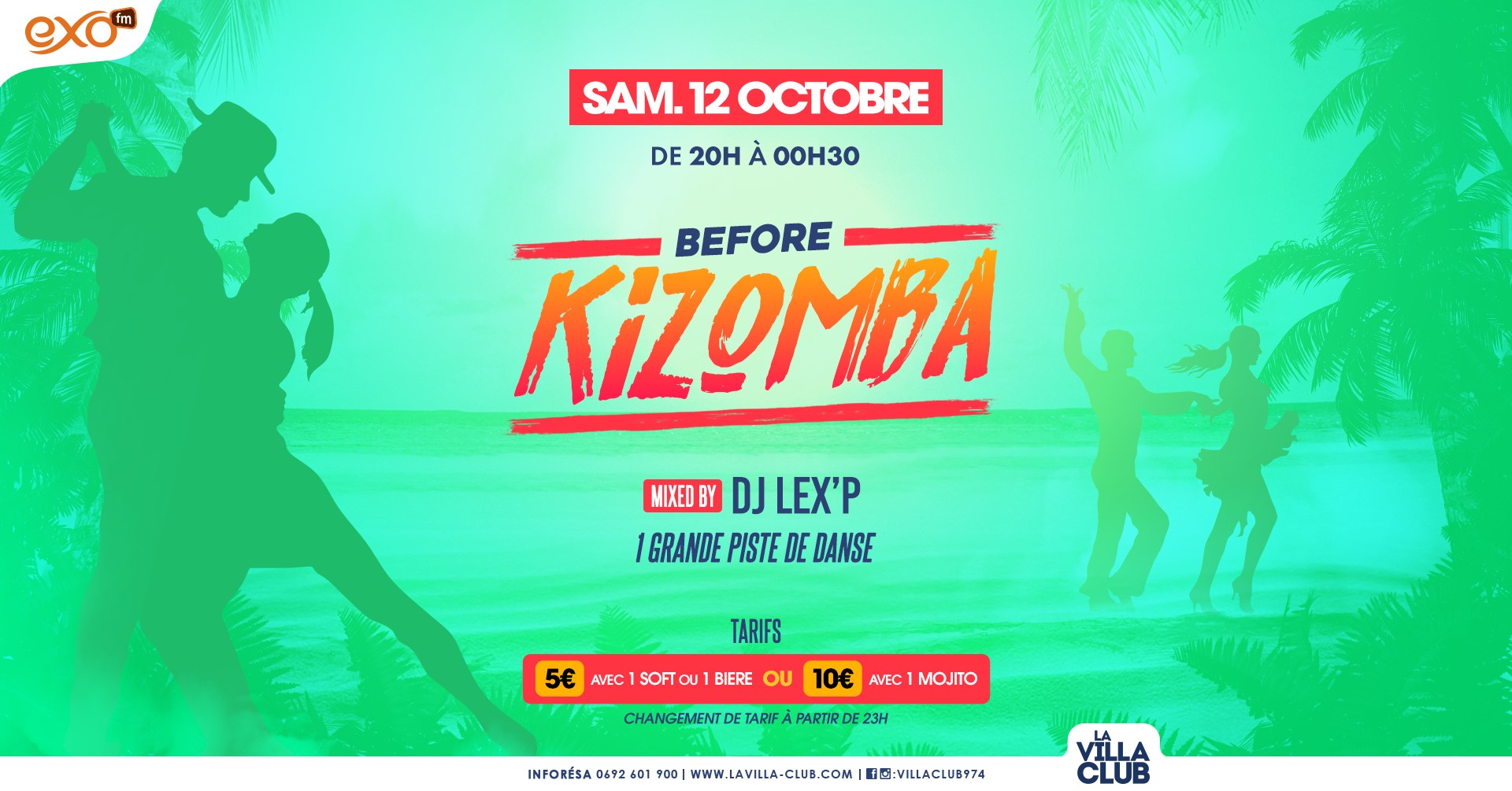 Before Kizomba Samedi 12 Oct à La Villa 20h à 00h30