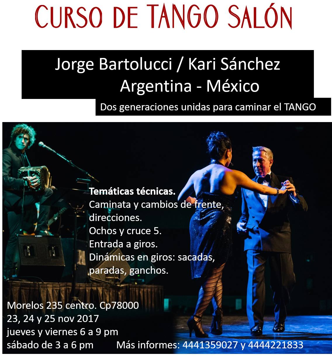 CURSO TANGO SALON