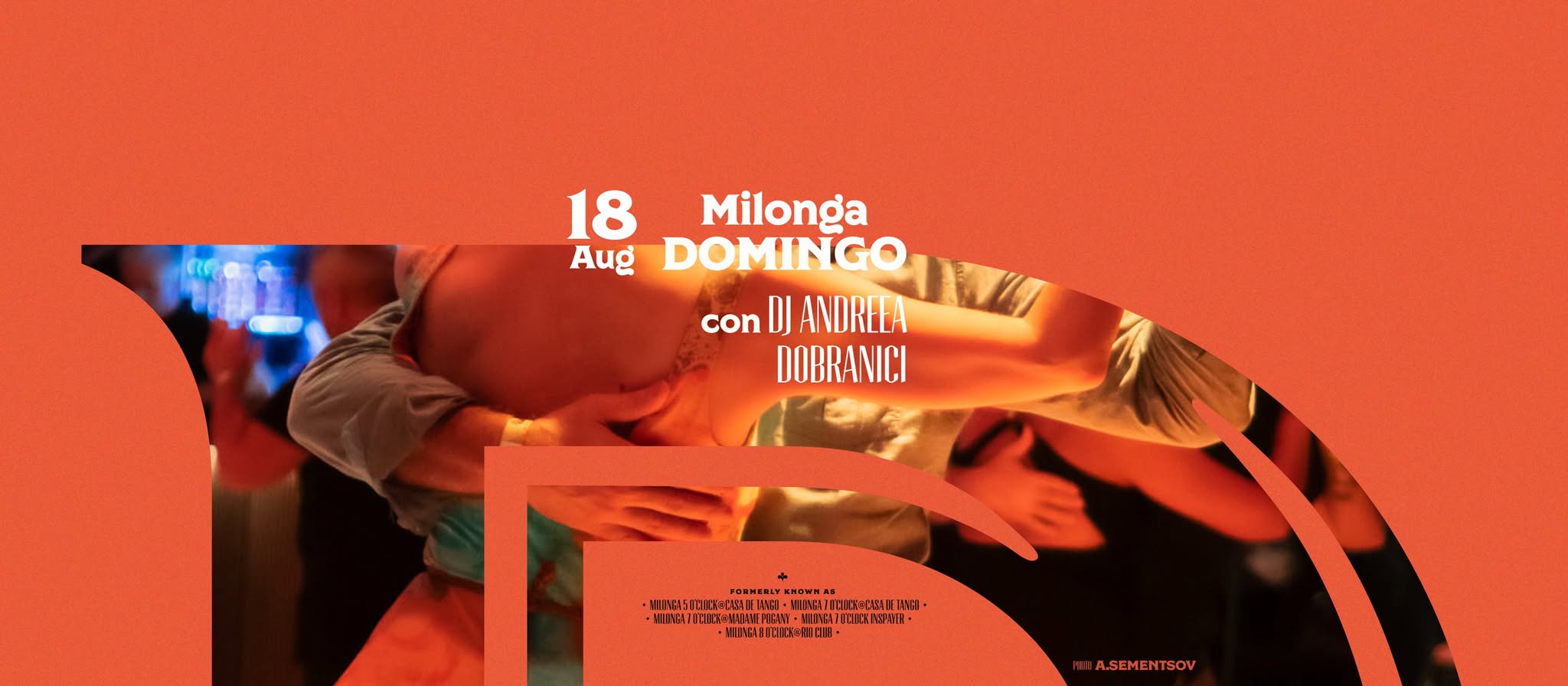 Milonga DOMINGO 18 August