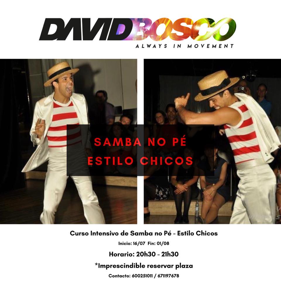 Curso de Samba no Pé (Carnaval) - Estilo chicos
