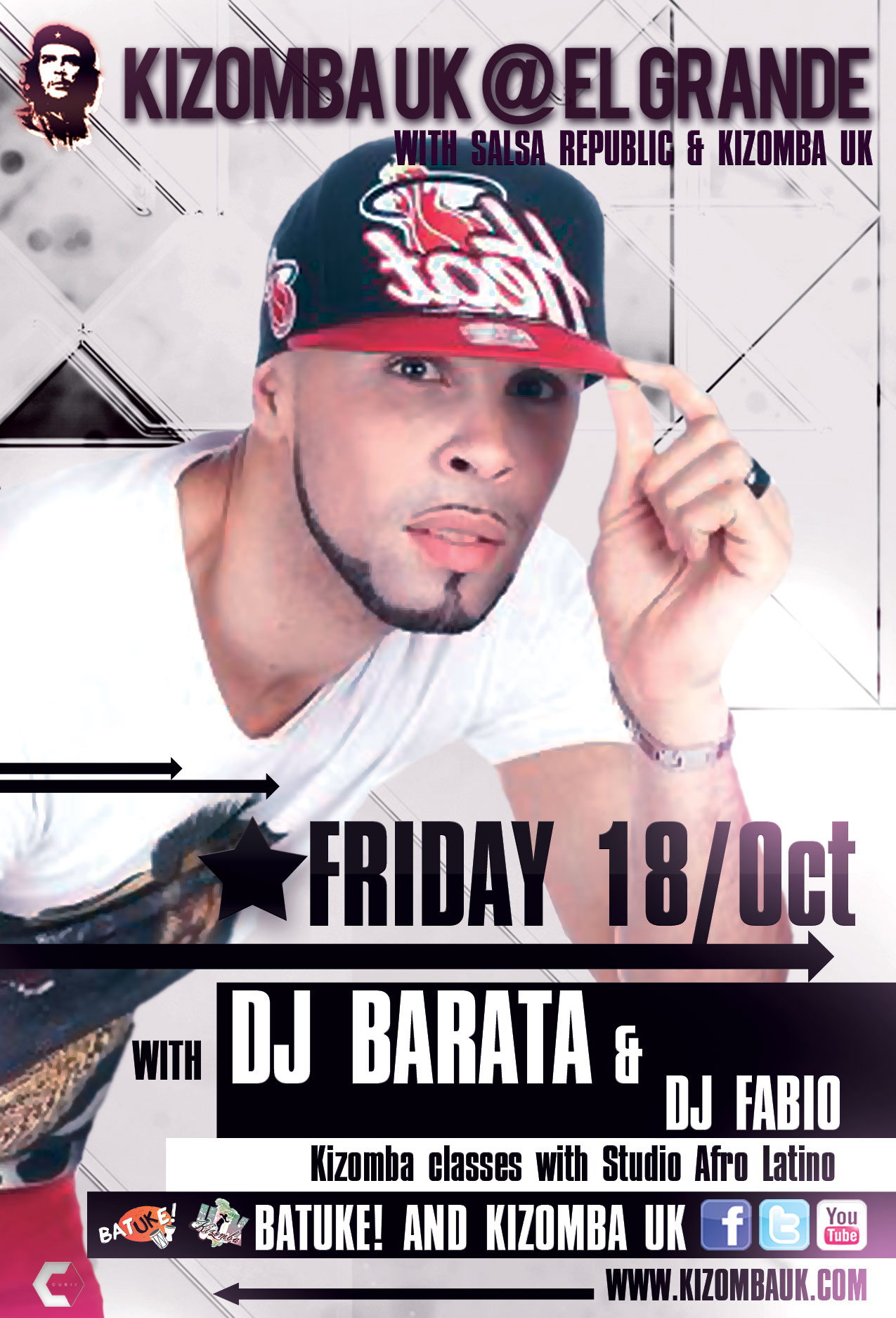 Kizomba UK @ 'El Grande' - Friday 18 October - WITH SPECIAL GUEST DJ BARATA & DJ FABIO