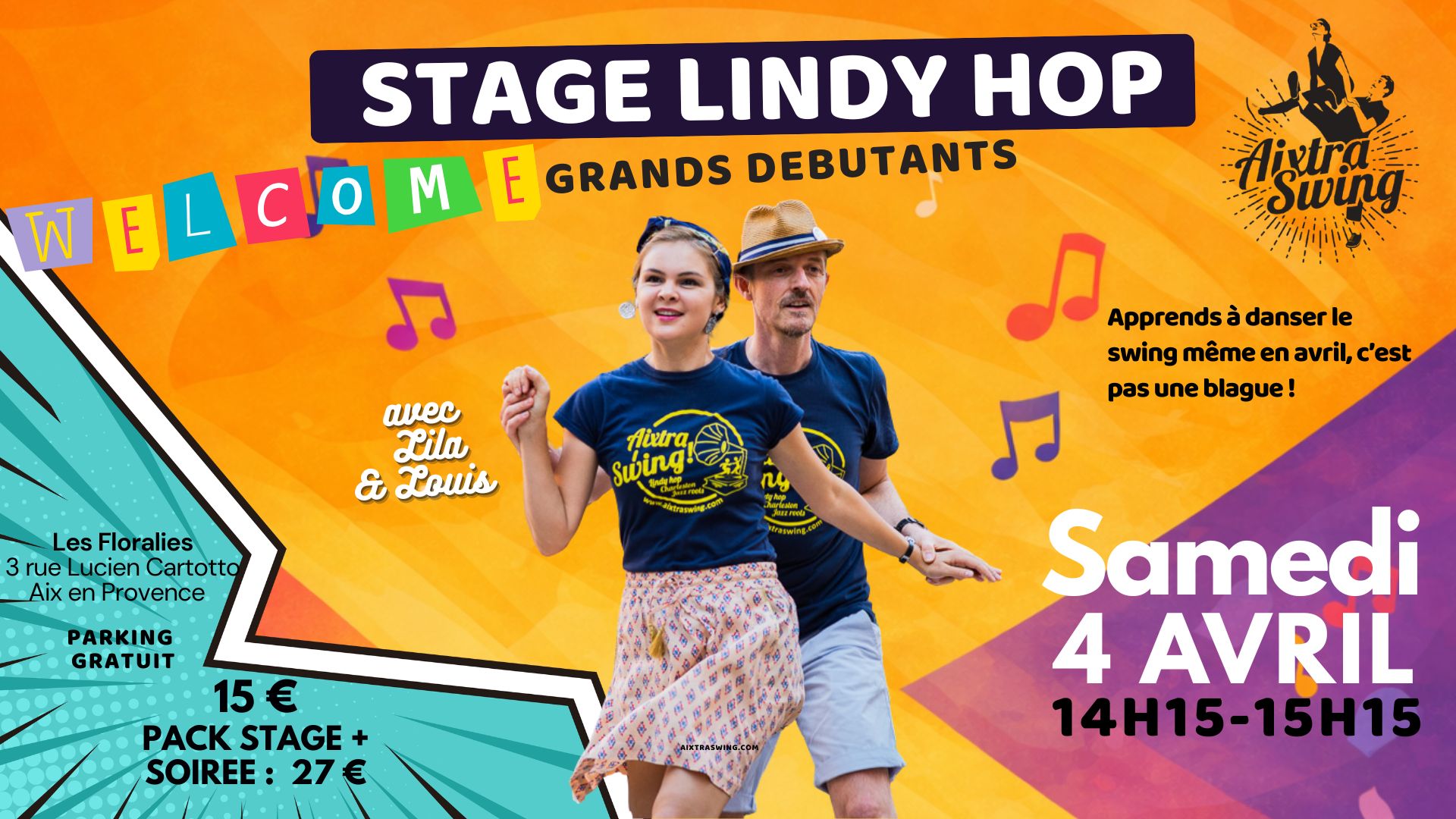 Stage de Lindy Hop débutants
