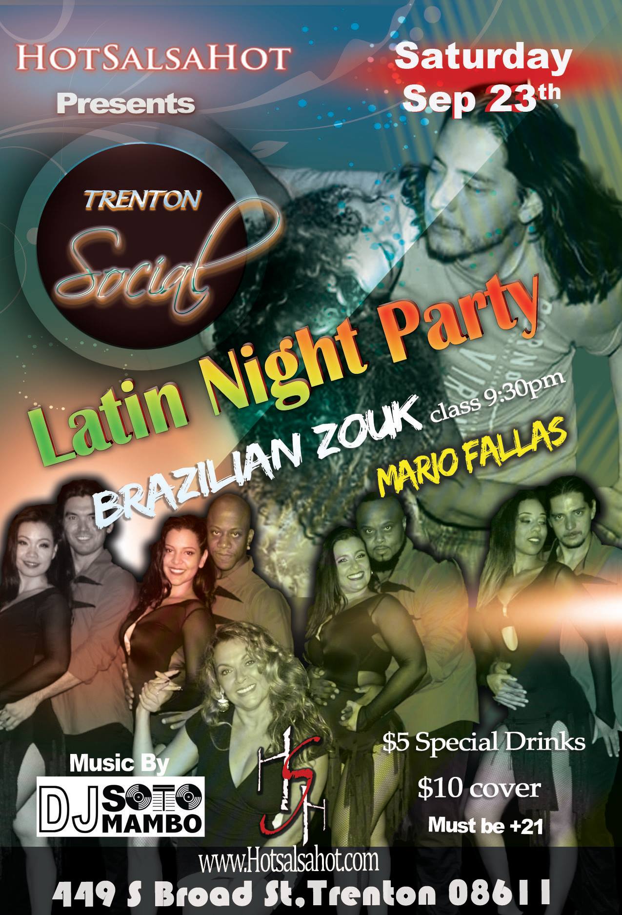 HotsalsaHot Trenton Social Latin Night