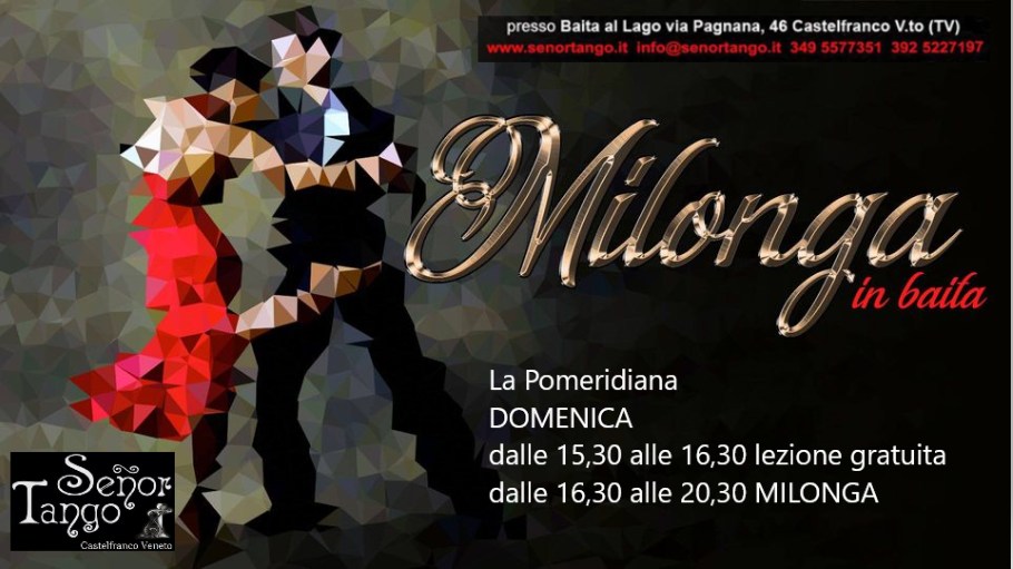 La Pomeridiana - Milonga in baita - Lezione gratuita in premilonga