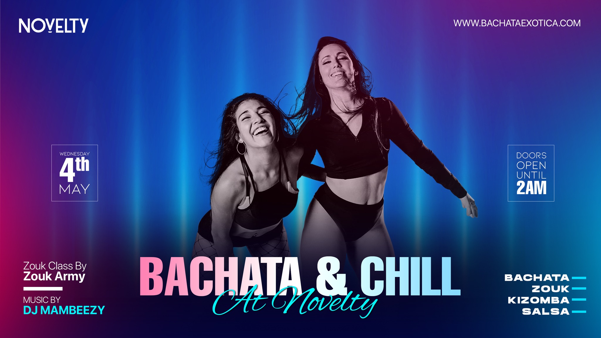 Bachata & Chill at Novelty