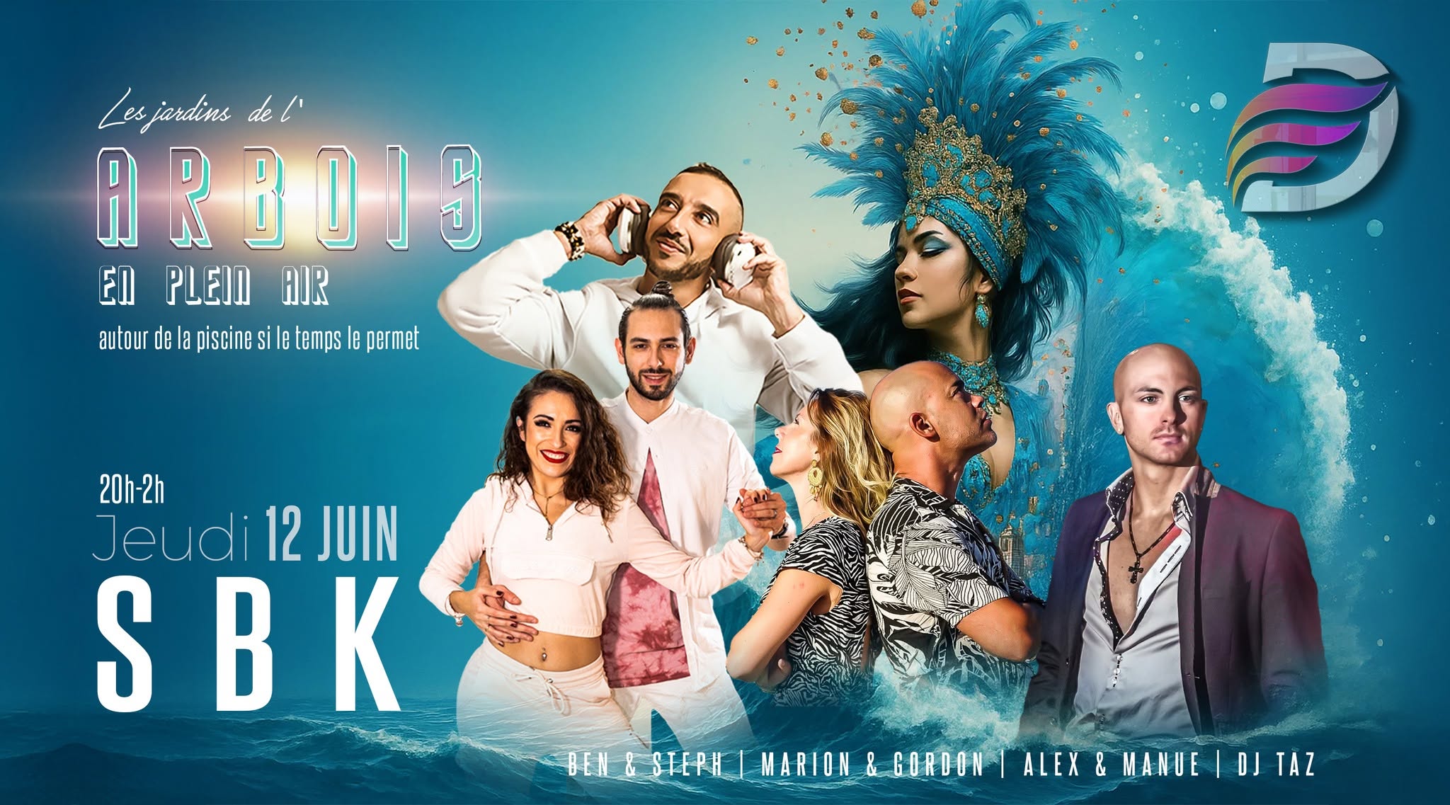 SBK de l'ARBOIS autour de la piscine - Jeudi 12 Juin