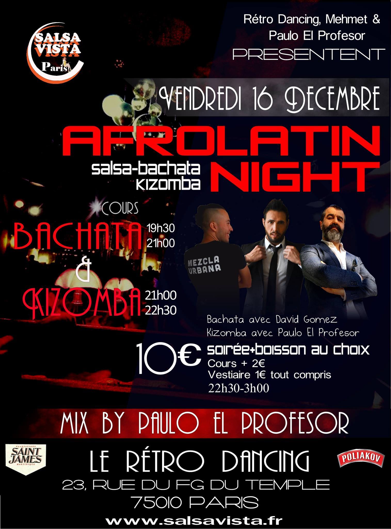 Afro Latin Night Salsa Bachata Kizomba
