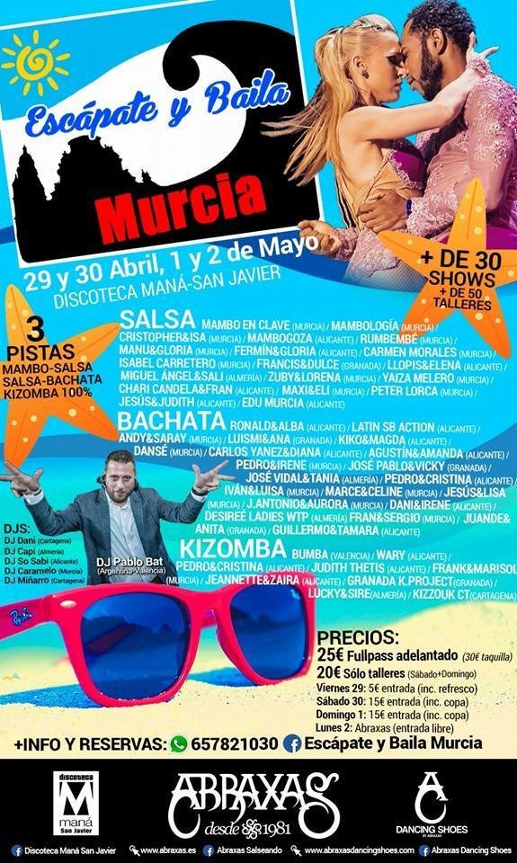 ESCAPATE Y BAILA MURCIA 2016