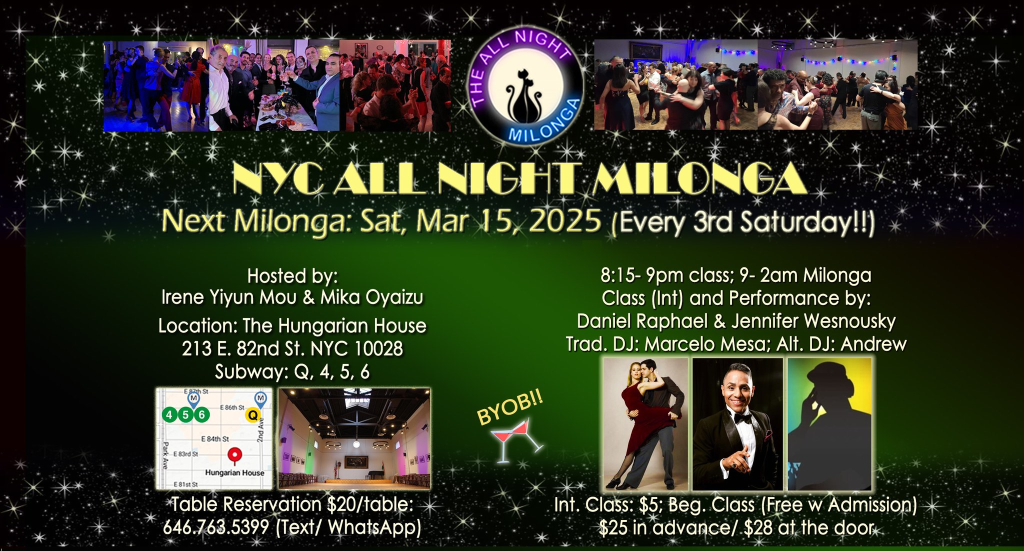 Mar 15 All Night Milonga @ Hungarian House