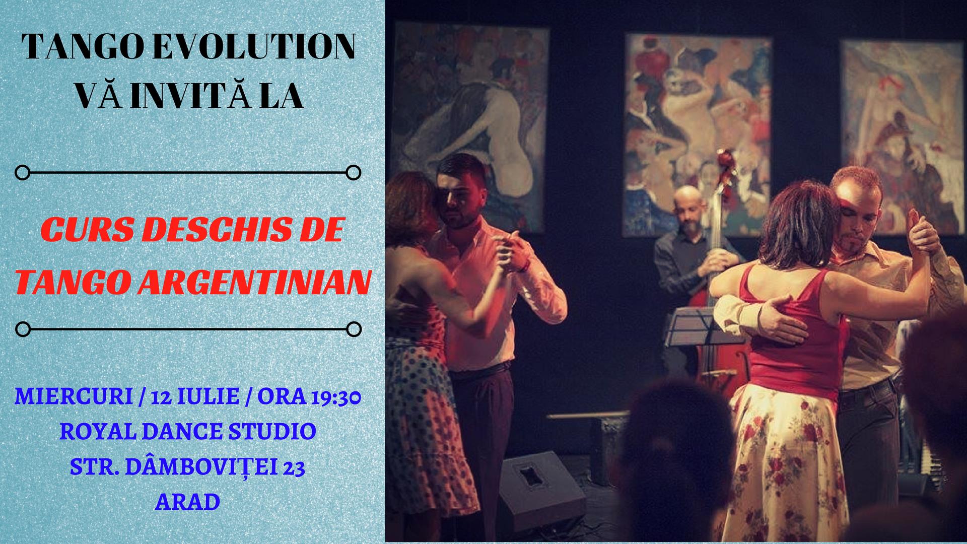 Curs deschis de tango argentinian cu Tango Evolution Arad
