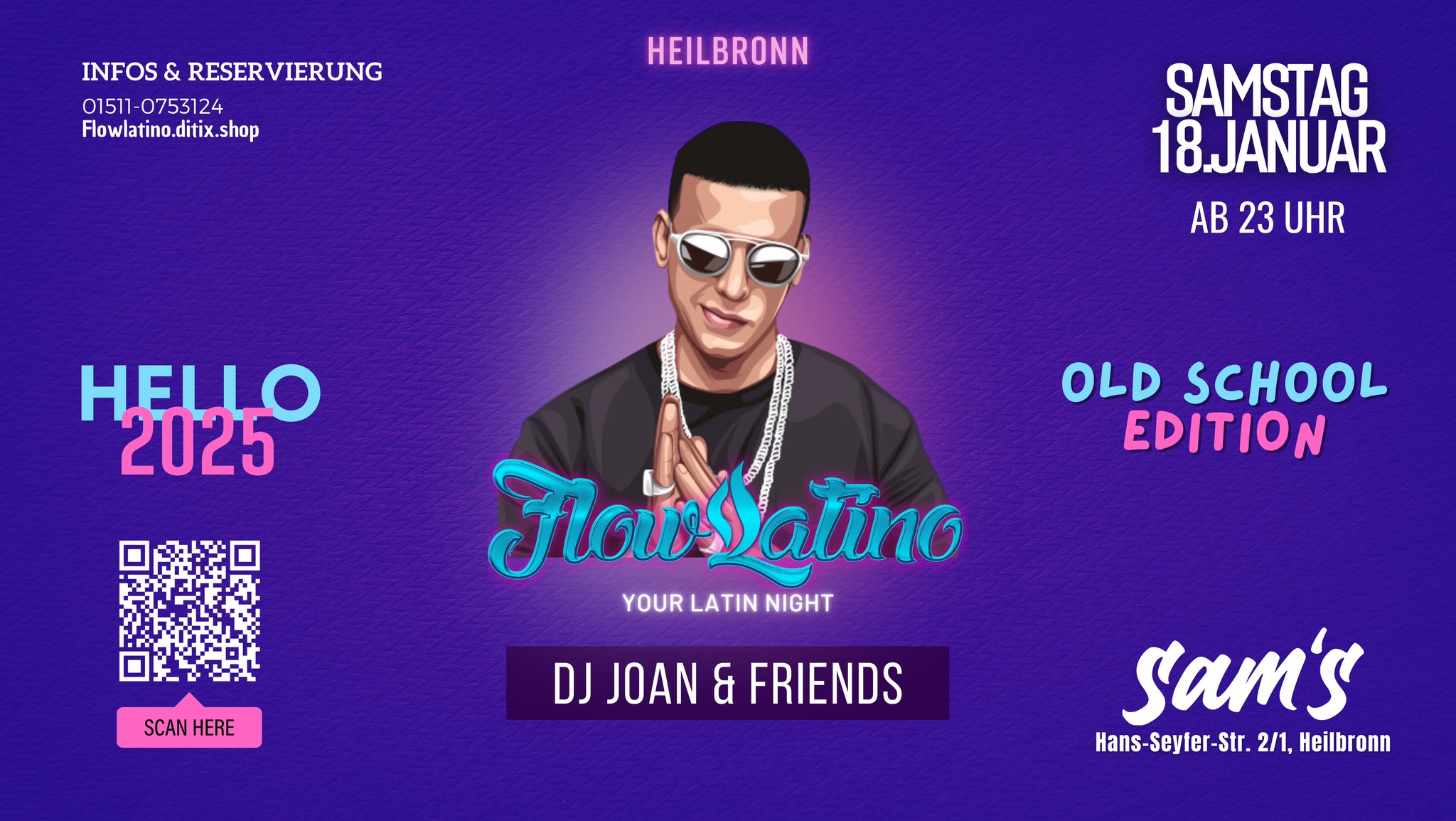 Flow Latino *Old School Edition* II SA.18.01 II Sams Heilbronn