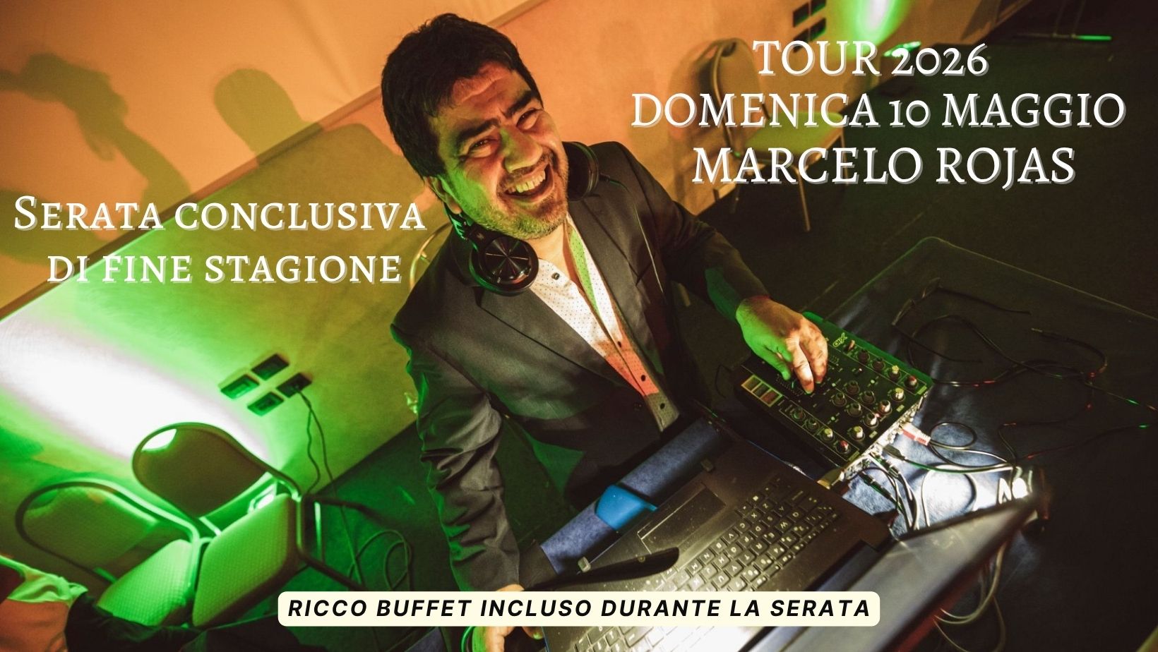 A tutto Tango!!! Serata conclusiva di fine stagione con Marcelo Rojas in consolle + ricco buffet