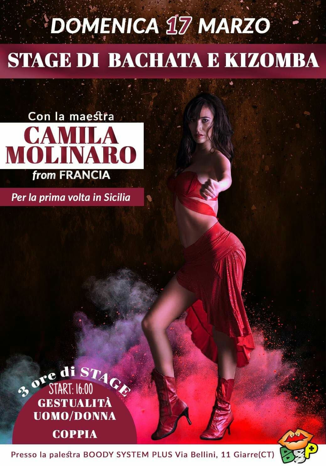 Stage Con M. Camila Molinaro "Kizomba&Bachata"