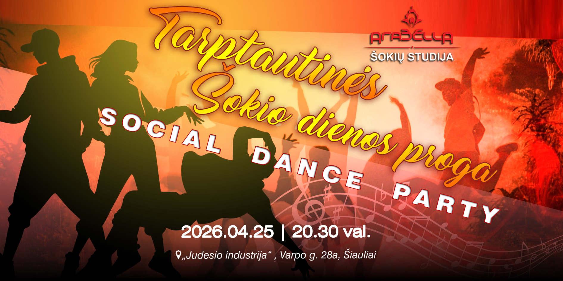 ✩ Bachata vakarėlis ✩ Tarptautinės Šokio dienos proga ✩