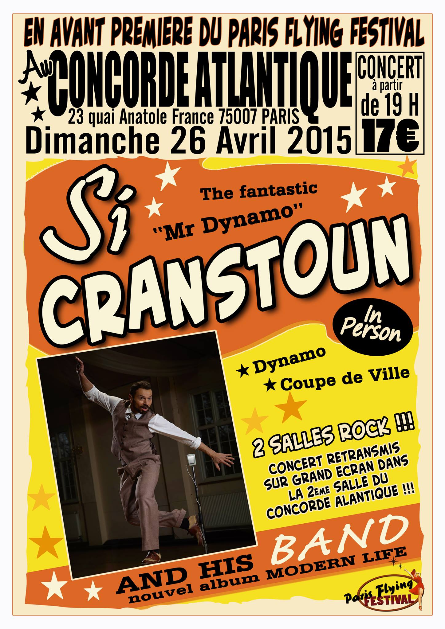 Si Cranstoun au Concorde Atlantique INSCRIPTION CONSEILLEE