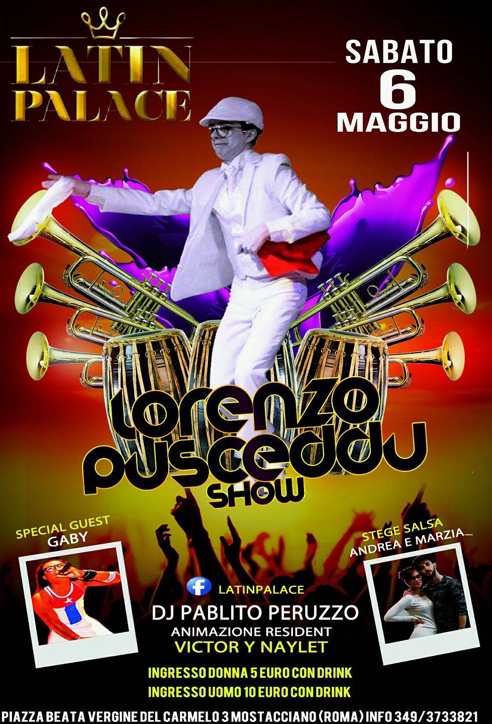 Latinpalace sabato 6 maggio