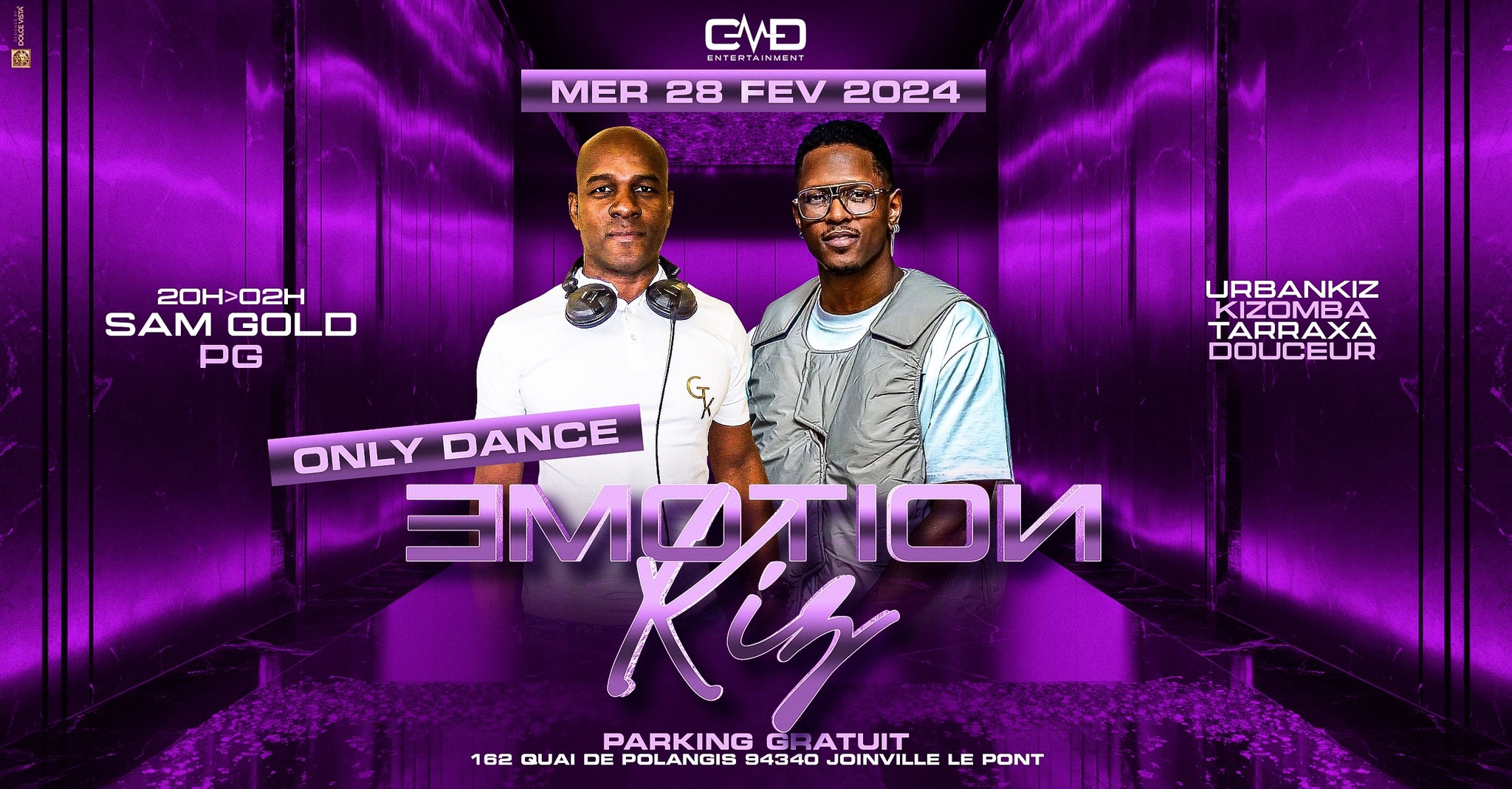 Emotion Kiz - La dernière à Joinville-le-Pont 21h à 2h00