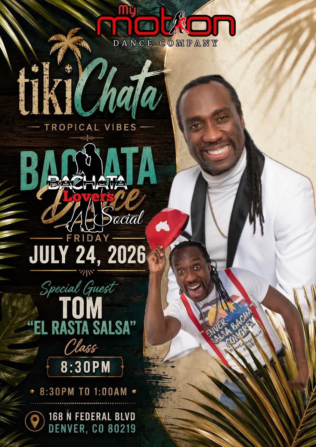 Bachata Salsa Lovers Social: TikiChata Tropical Vibes Edition