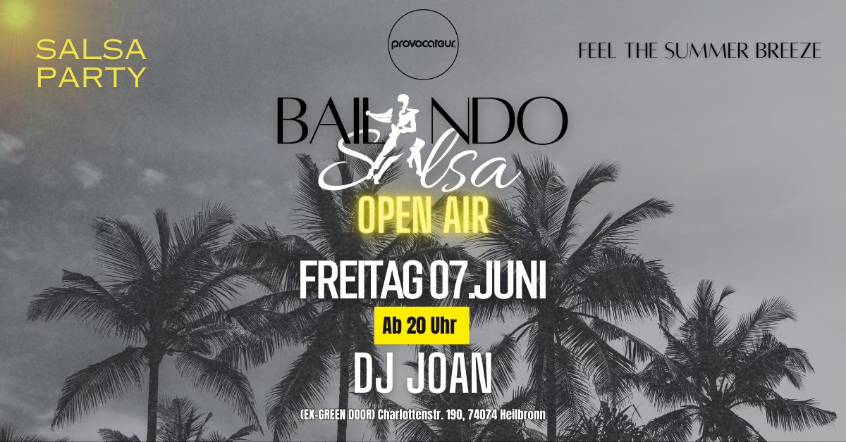 Bailando Salsa - Open Air - Club Provocateur