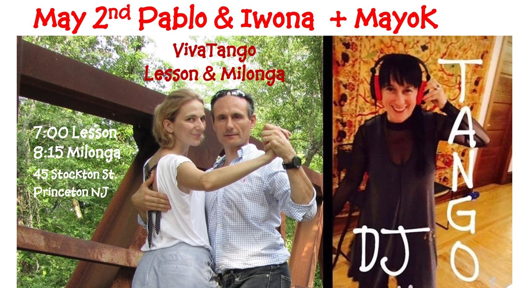 Milonga hosted by MayoK and a lesson by Pablo Garcia Gomez & Iwona Ionescu