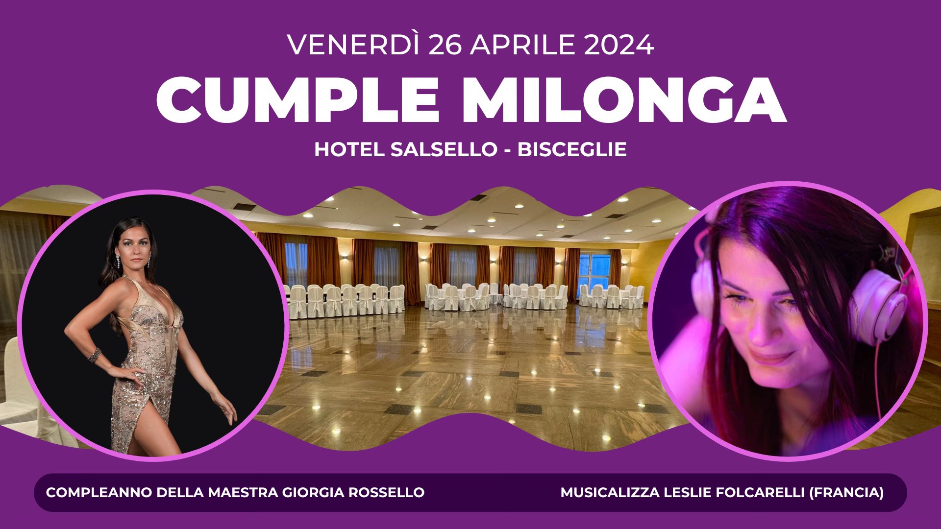 CUMPLE MILONGA - Leslie Folcarelli Tdj (Francia)