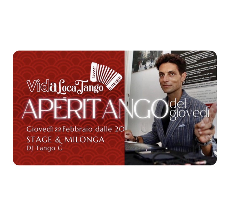 APERITANGO 🍹del Giovedì Stage e Milonga!