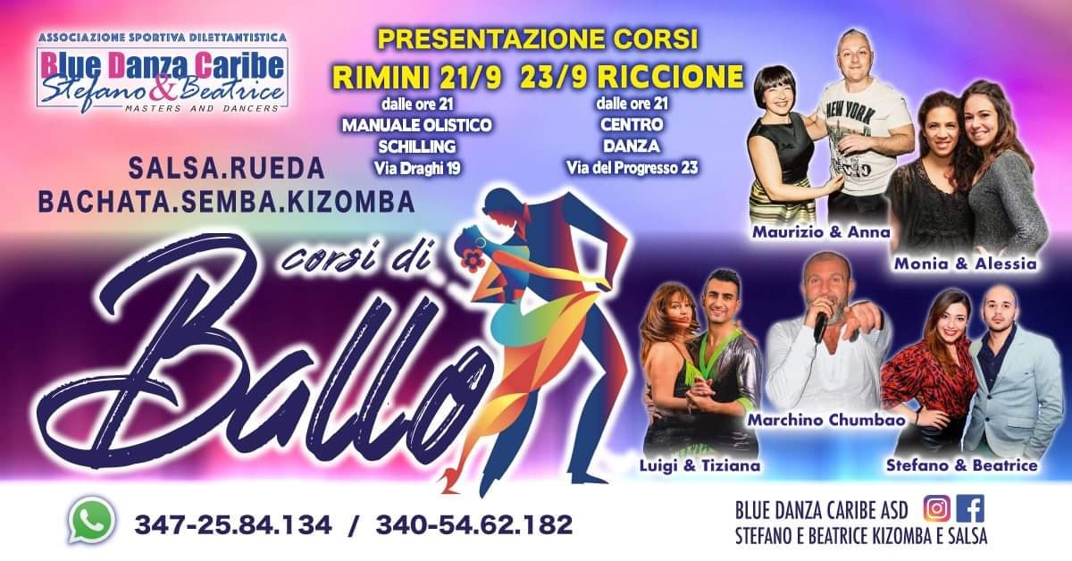 CORSI DI BALLO SALSA BACHATA KIZOMBA