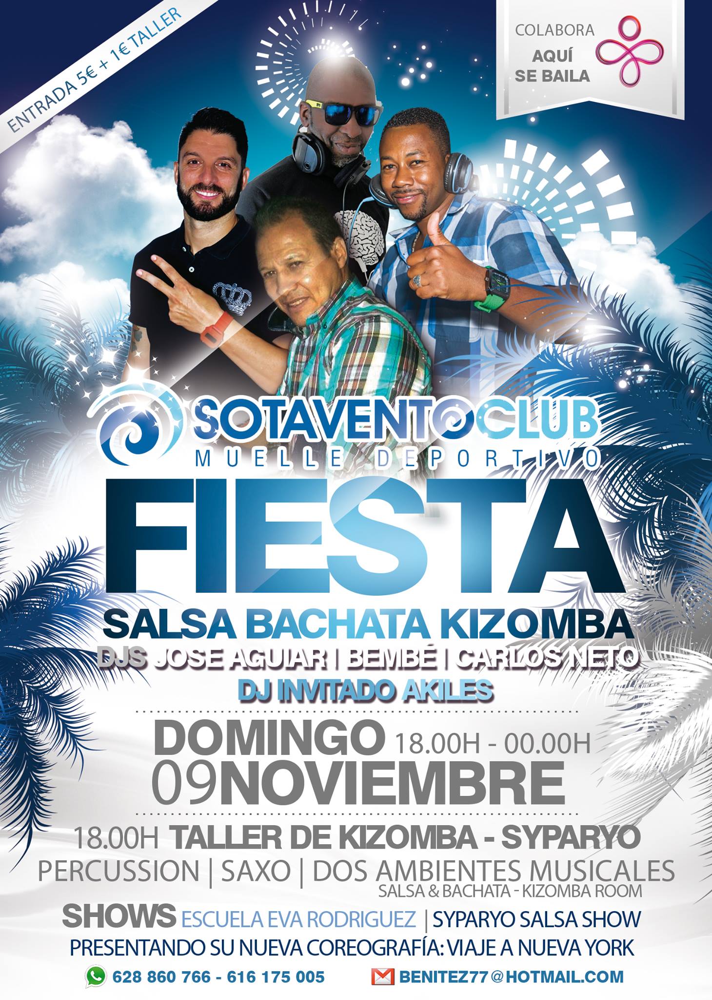 FIESTÓN SALSERO + KIZOMBA TALLER