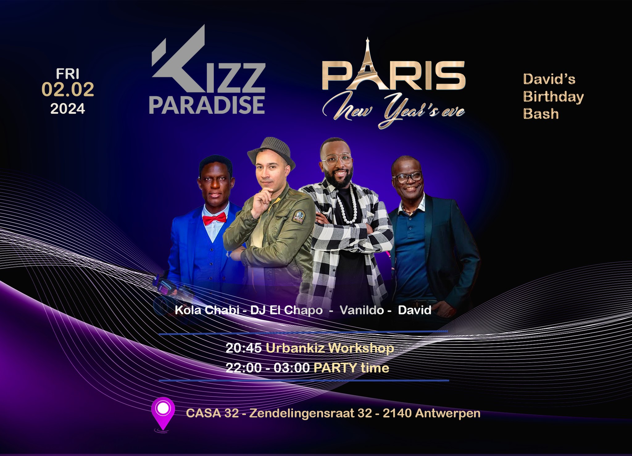 KIZZ PARADISE meets PARIS NEW YEAR'S EVE