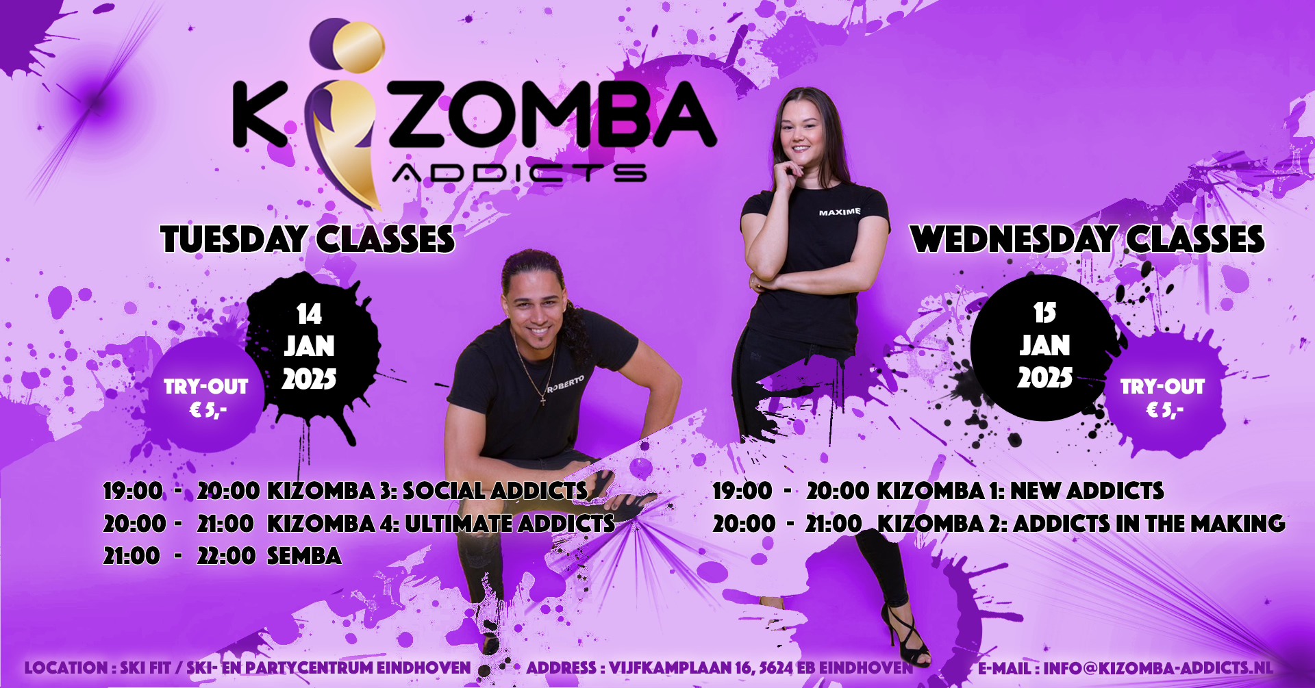 Kizomba Addicts Dance Season Jan -2025