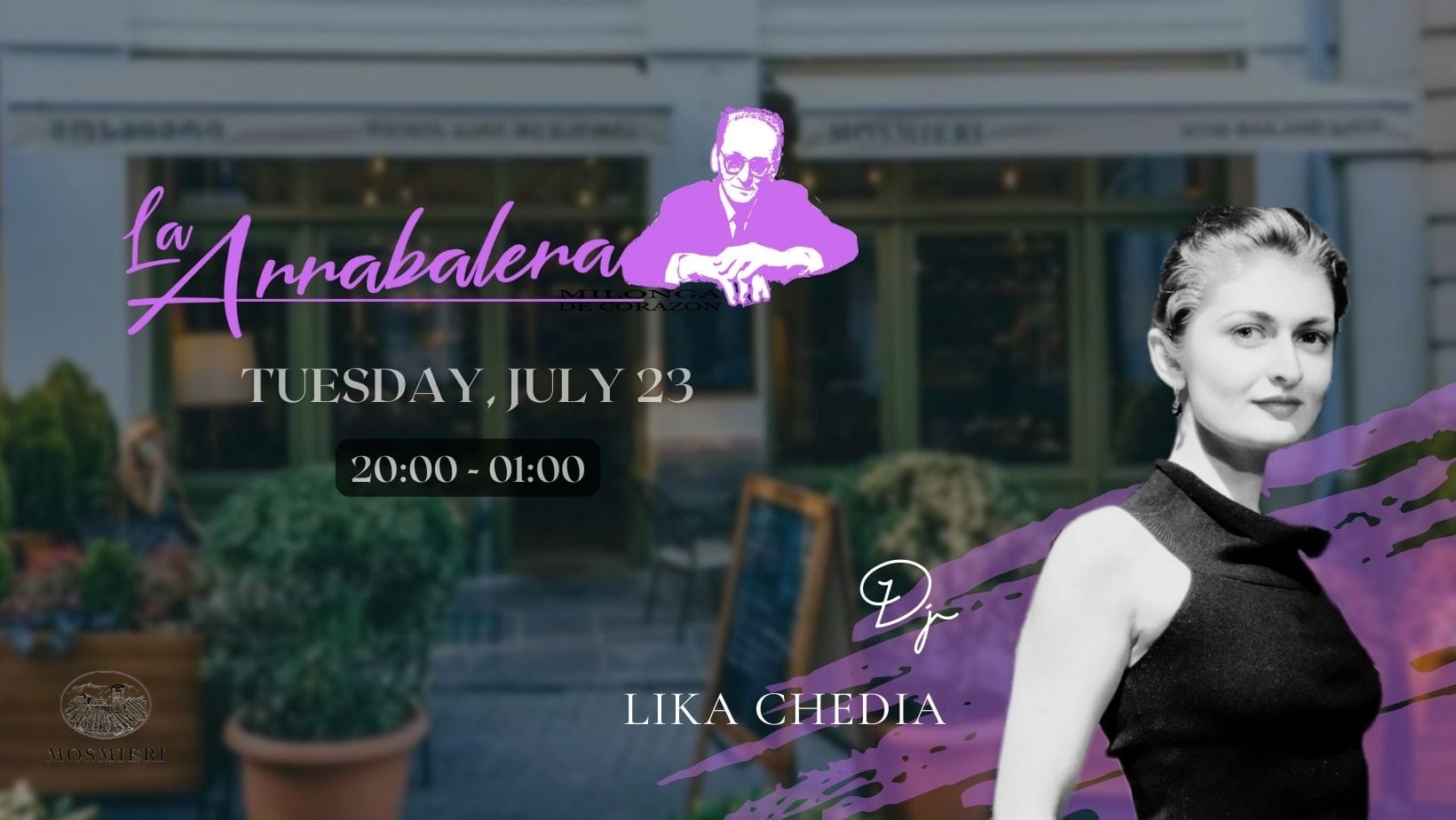 La Arrabalera Milonga DJ Lika Chedia