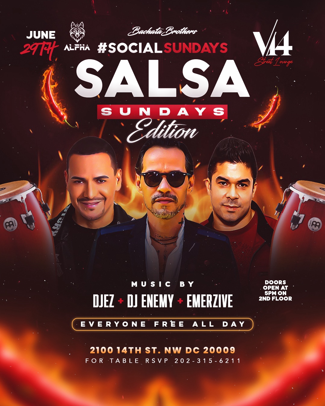 Salsa Sundays at V14