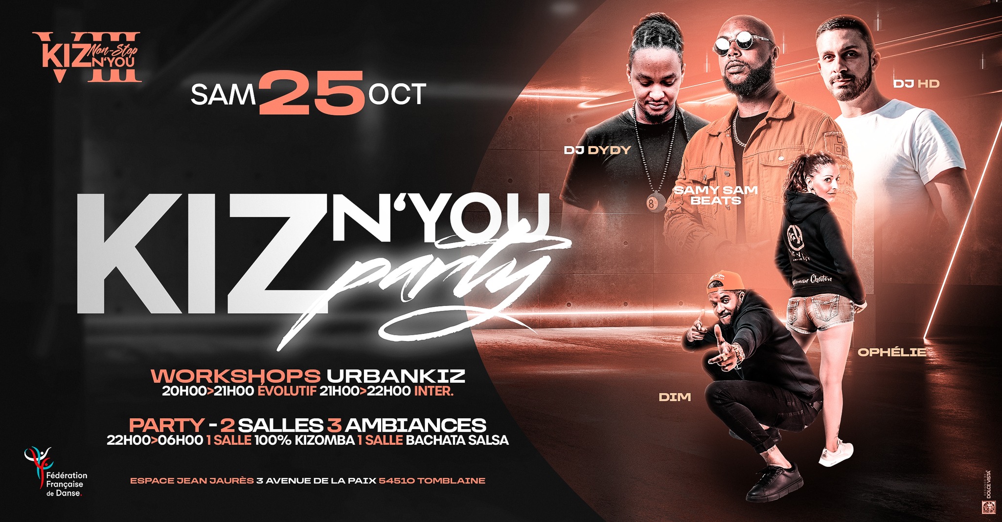 KizNyou Party (2 salles 3 Ambiances K.B.S)