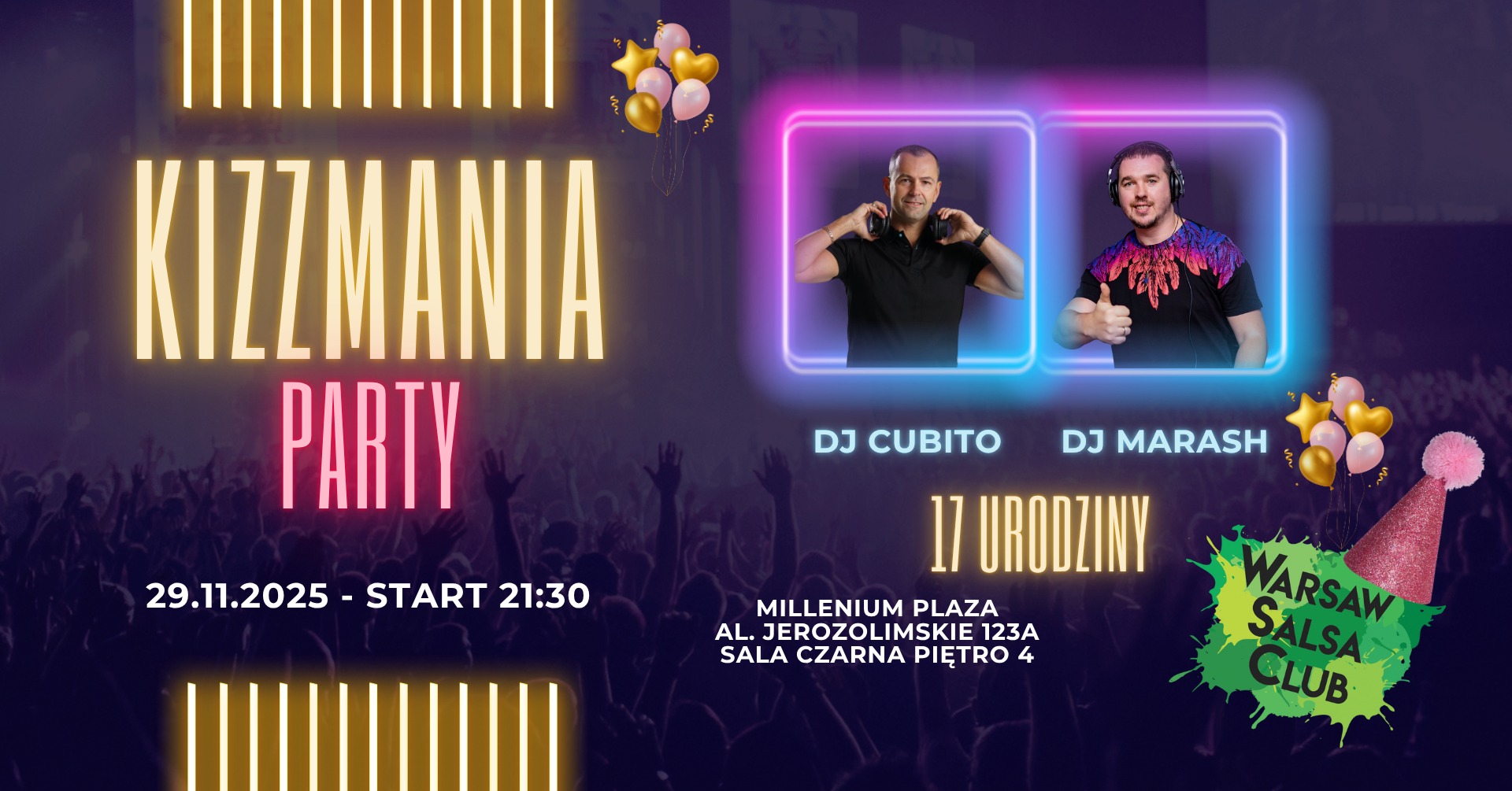 Kizzmania Party - 17. urodziny Warsaw Salsa Club!
