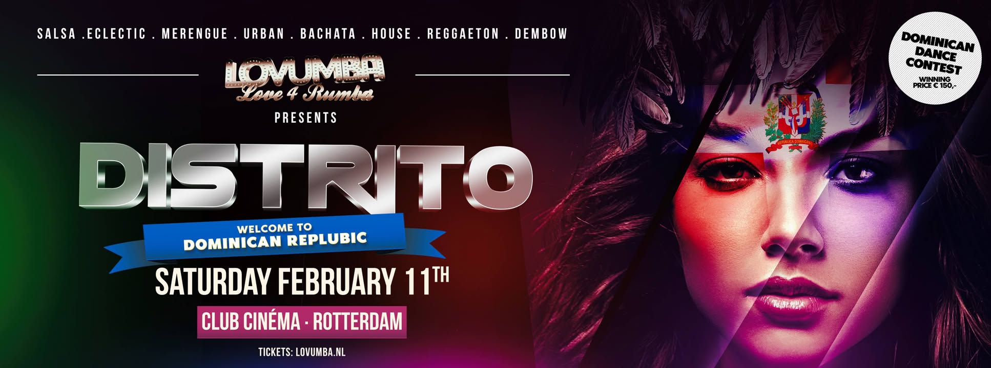 Distrito 'Welcome To Dominican Republic' Saturday Feb 11th Cinéma