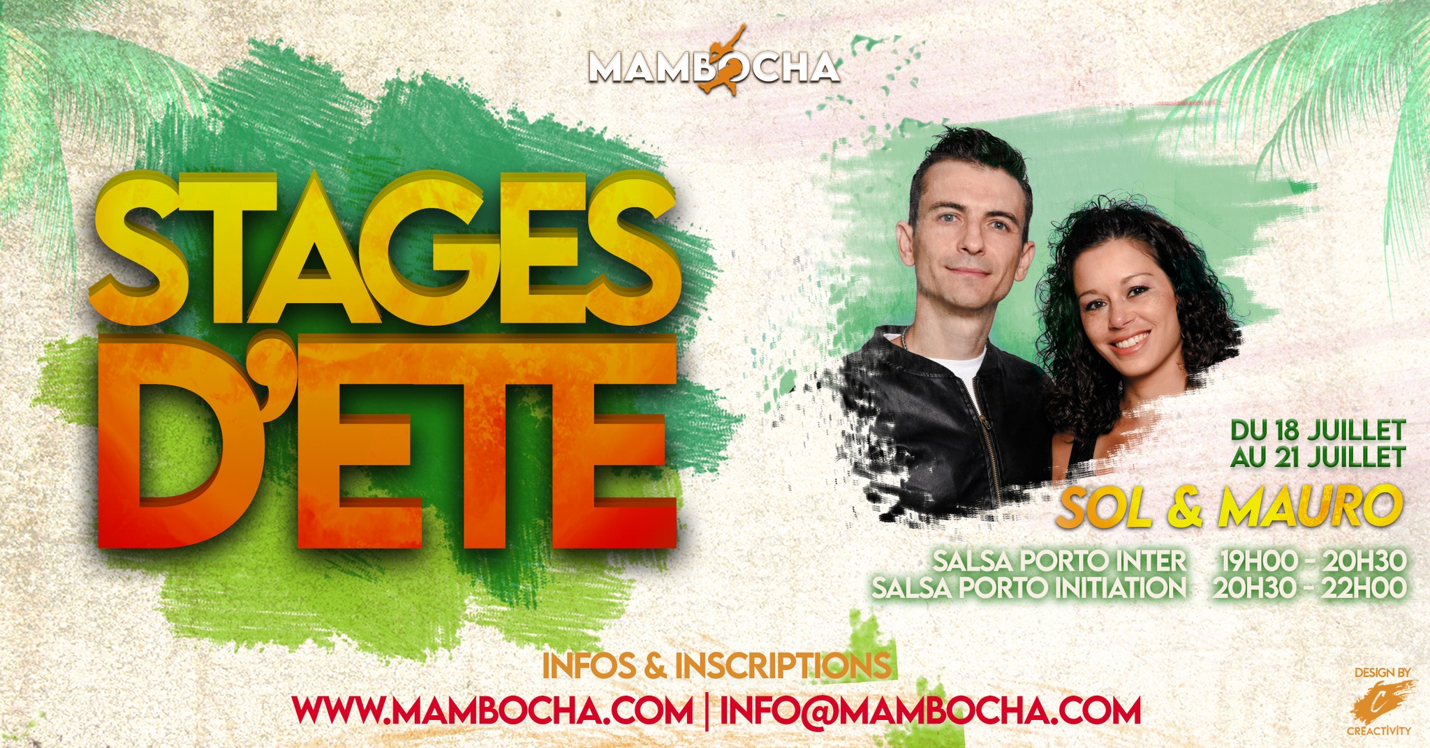 Stages de Salsa Porto avec Sol et Mauro