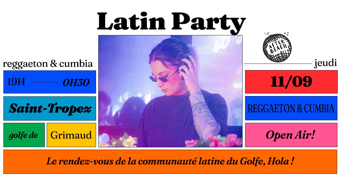 LATIN PARTY avec WEREN Afro, Cumbia, Baile Funk, Reggaeton @afterbeachalahalle