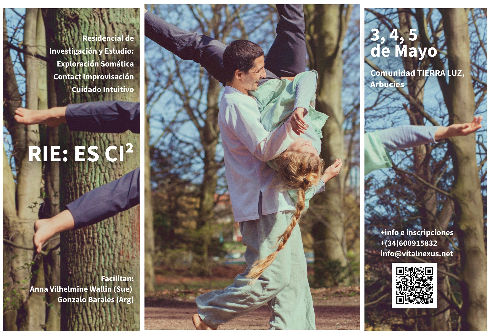 RIE: ES CI² Retreat into Somatic Exploration, Contact Impro and Intuitive Care.